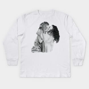 Carmilla - Hollstein Pencil Fanart Kids Long Sleeve T-Shirt